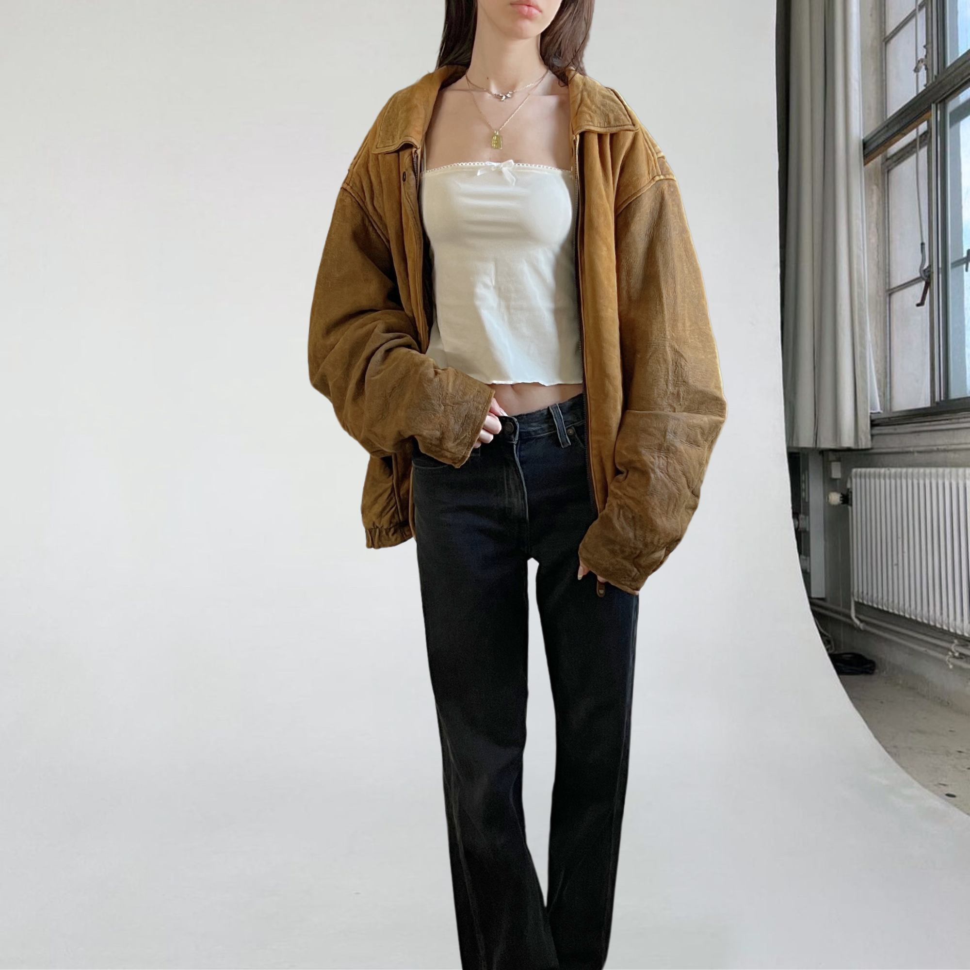Cali Leather Bomber