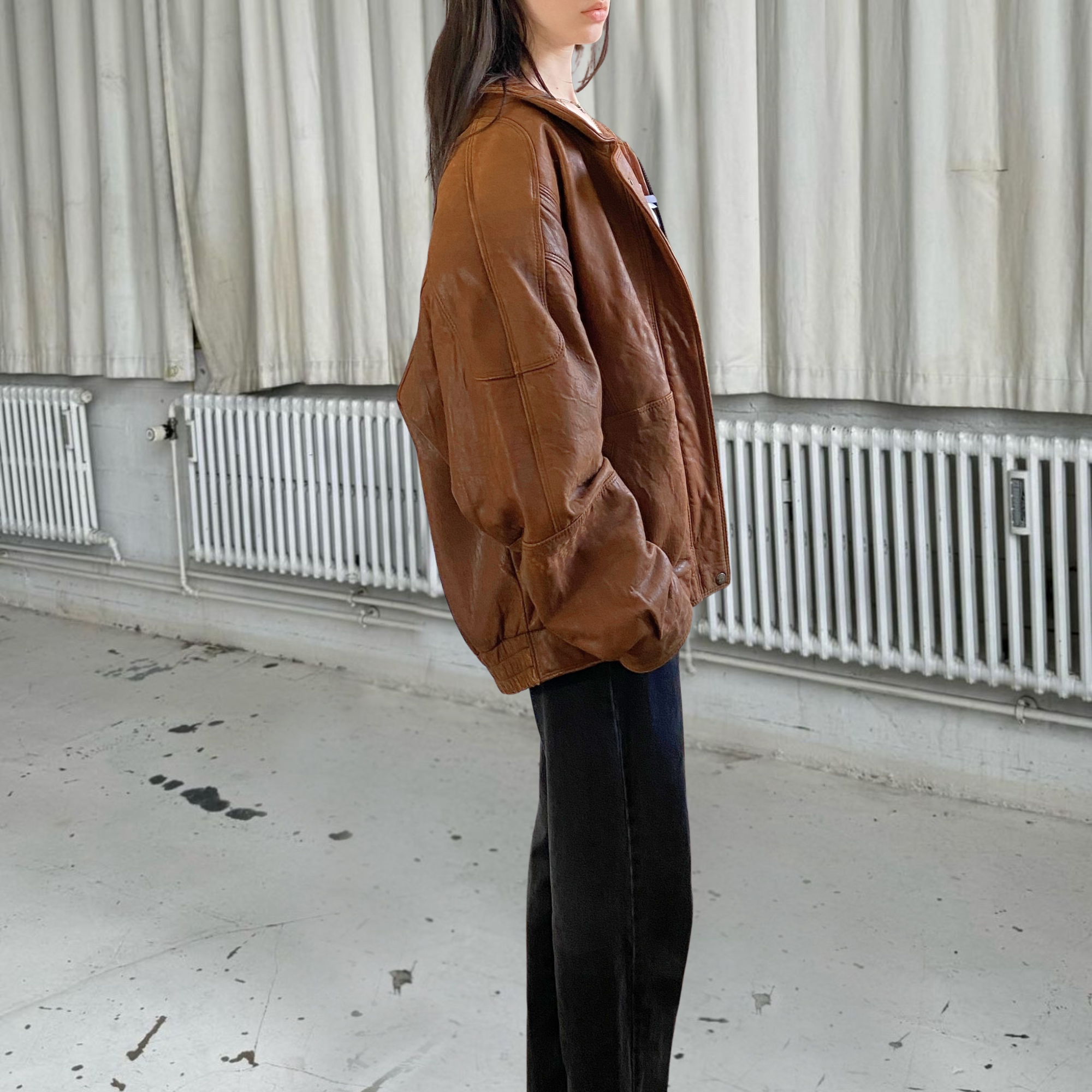 Viktor Leather Bomber