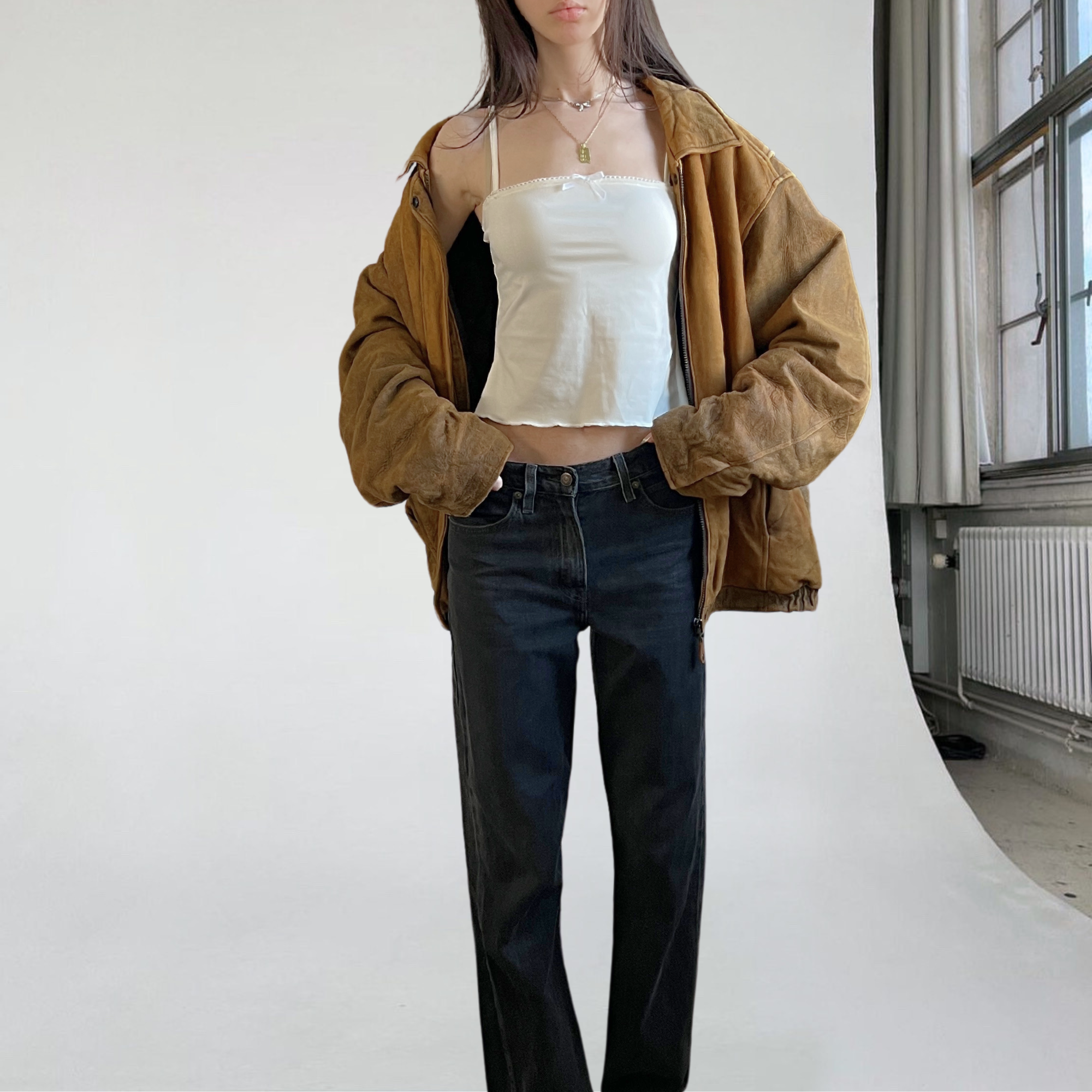 Cali Leather Bomber