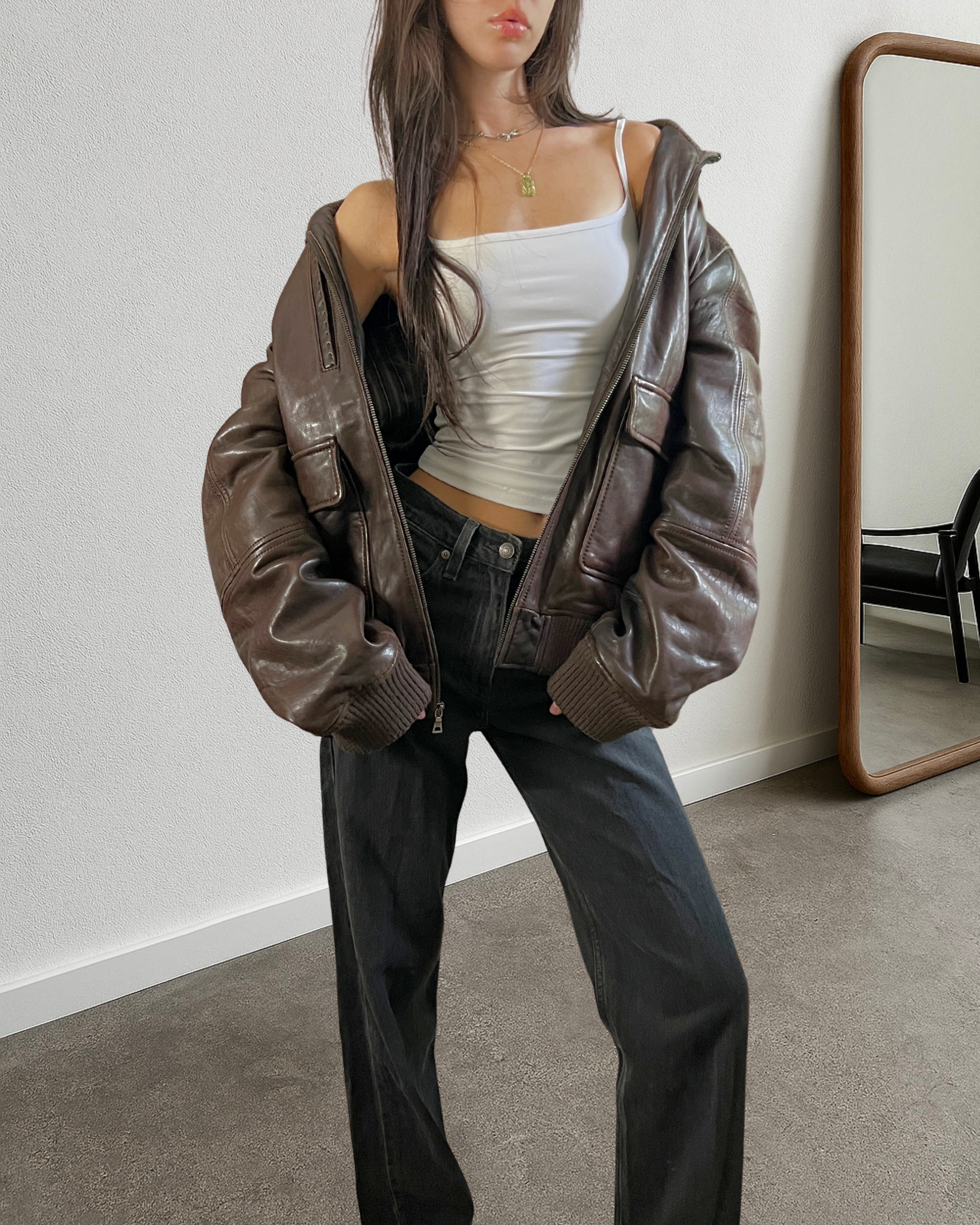 Danier Leather Bomber