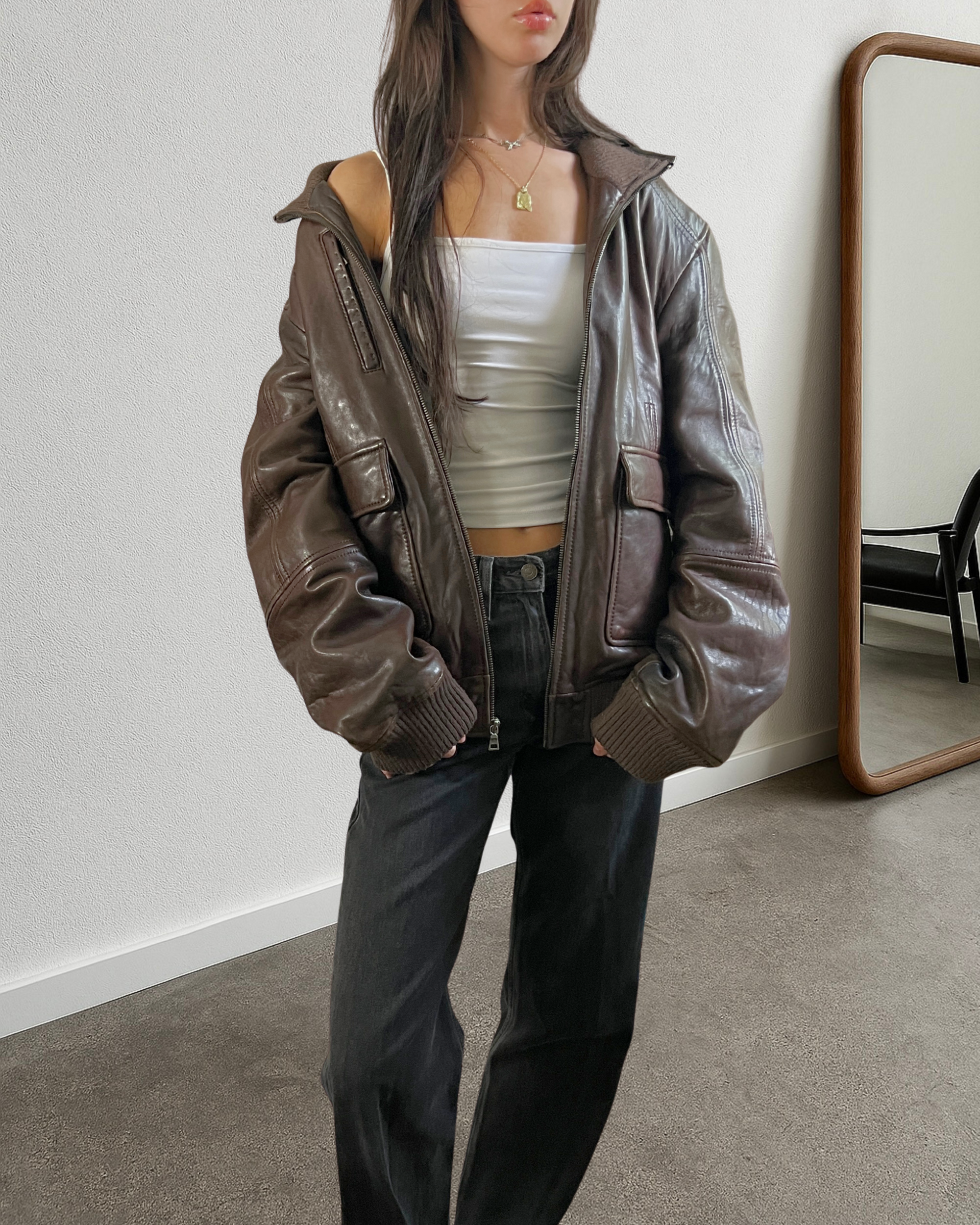 Danier Leather Bomber