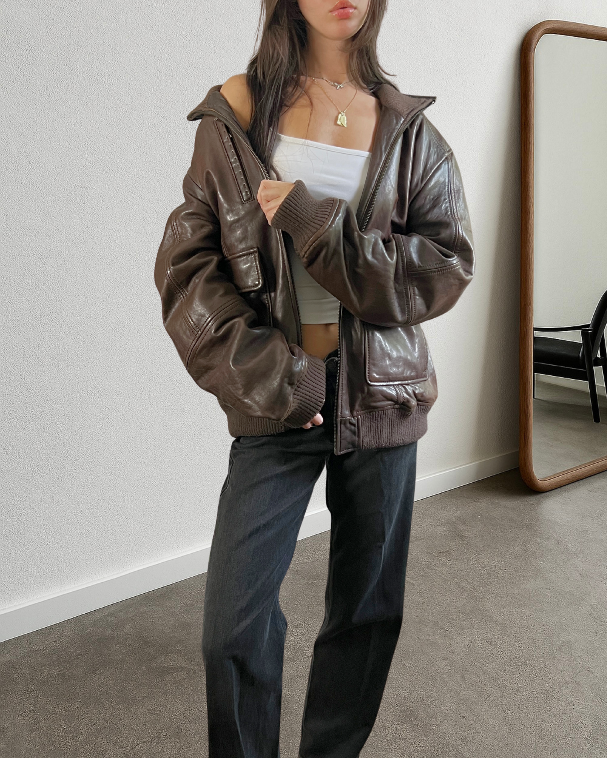 Danier Leather Bomber