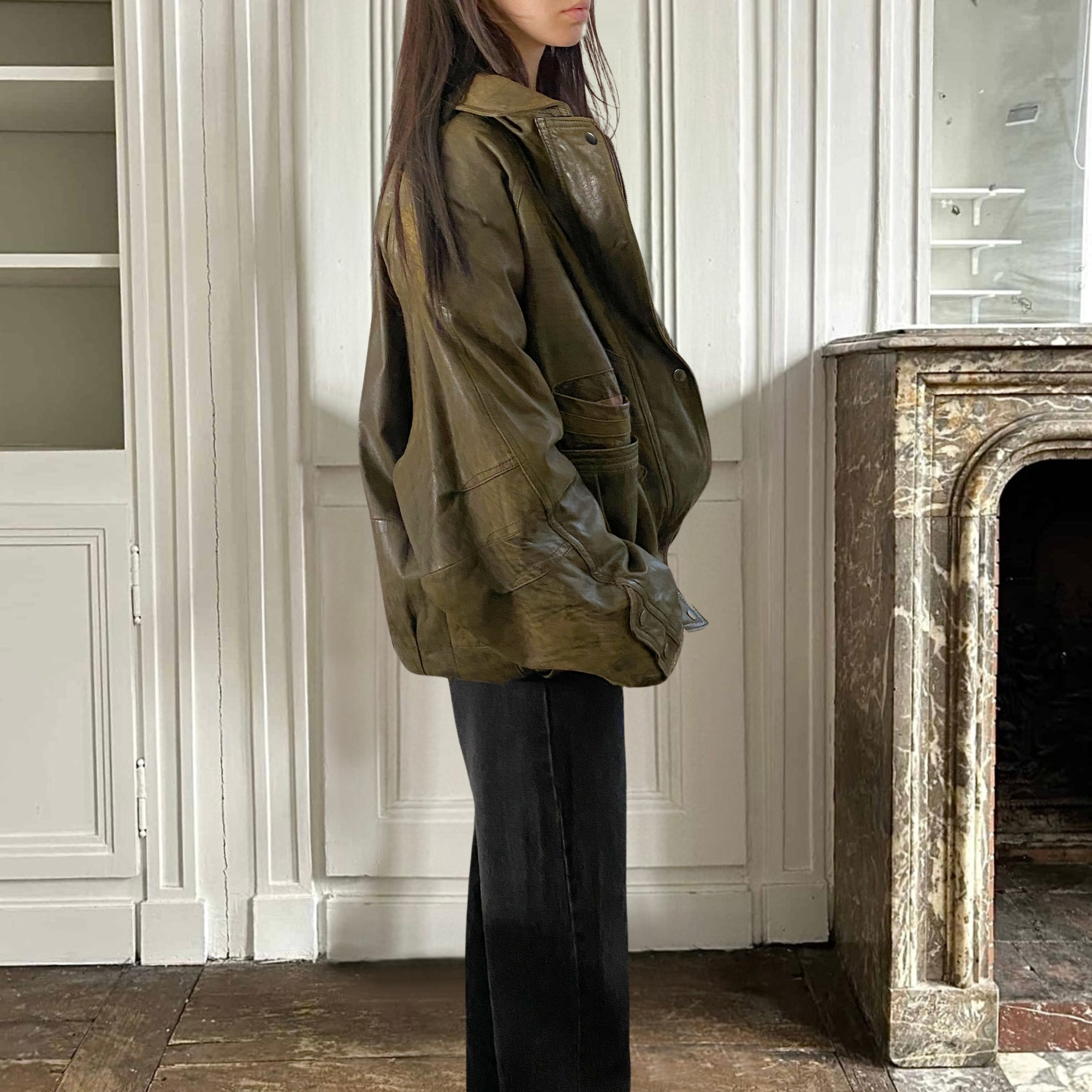 Midway Leather Bomber