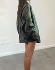 Ivie Leather Bomber