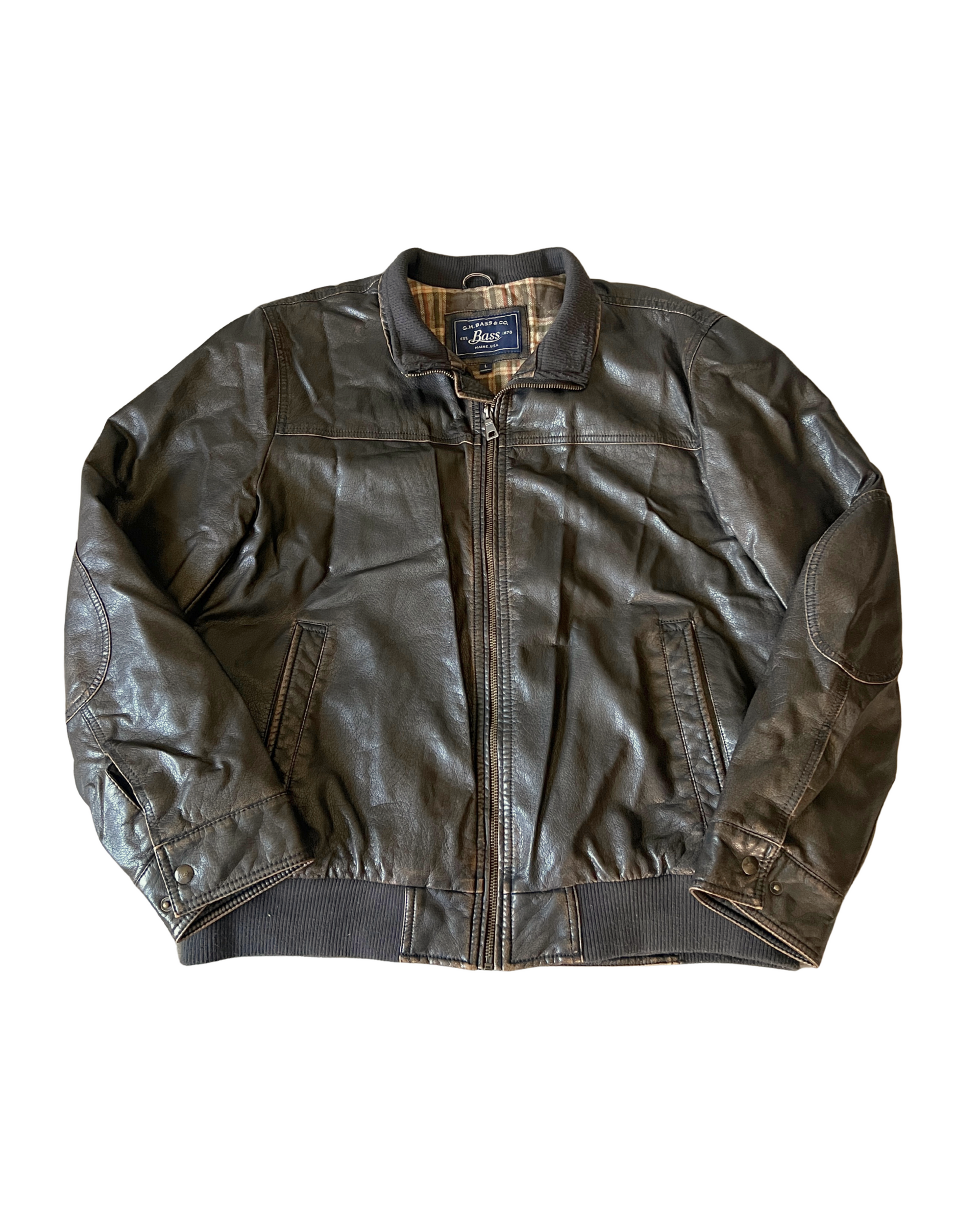 Bass Leather Bomber