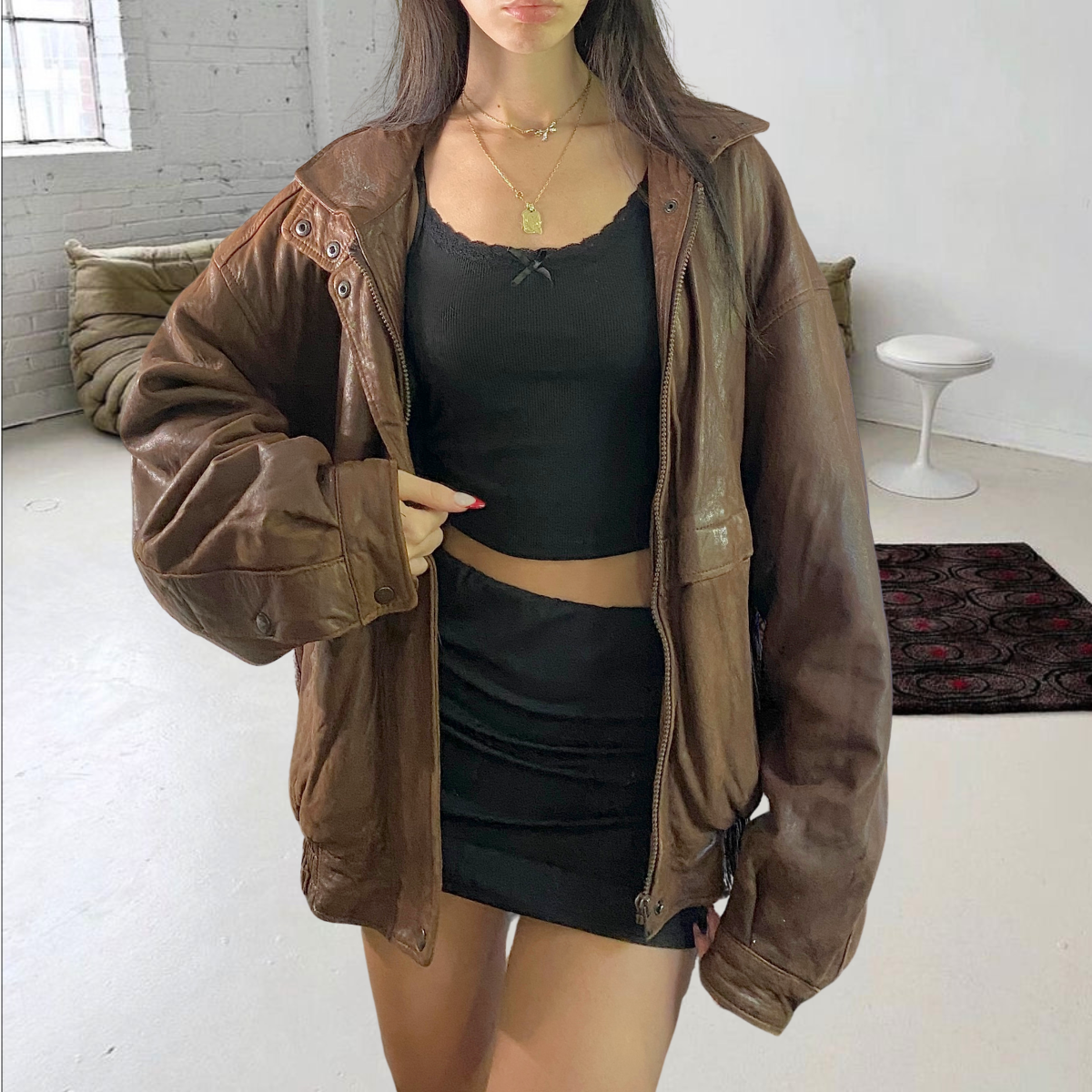 AO Leather Bomber