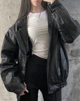 Vintage Leather Bomber