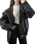Vintage Leather Bomber