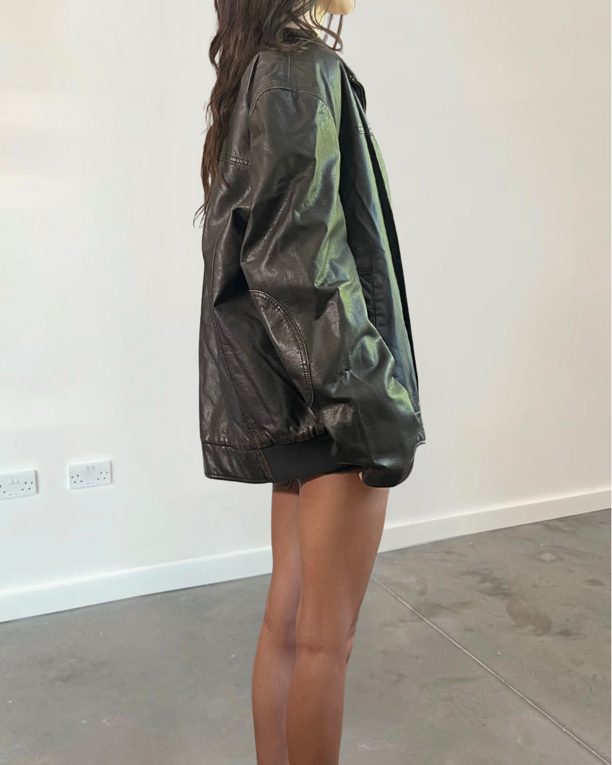 Bass Leather Bomber