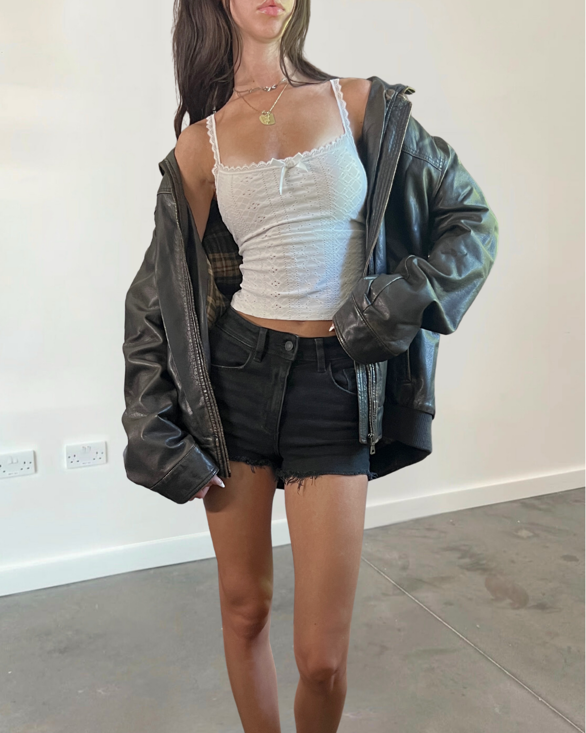 Bass Leather Bomber
