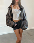 Rio Leather Bomber