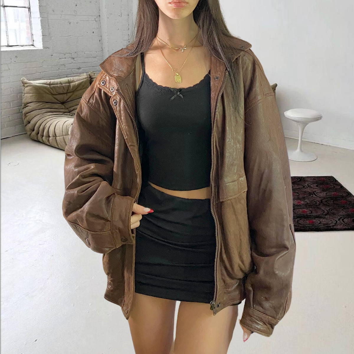 AO Leather Bomber