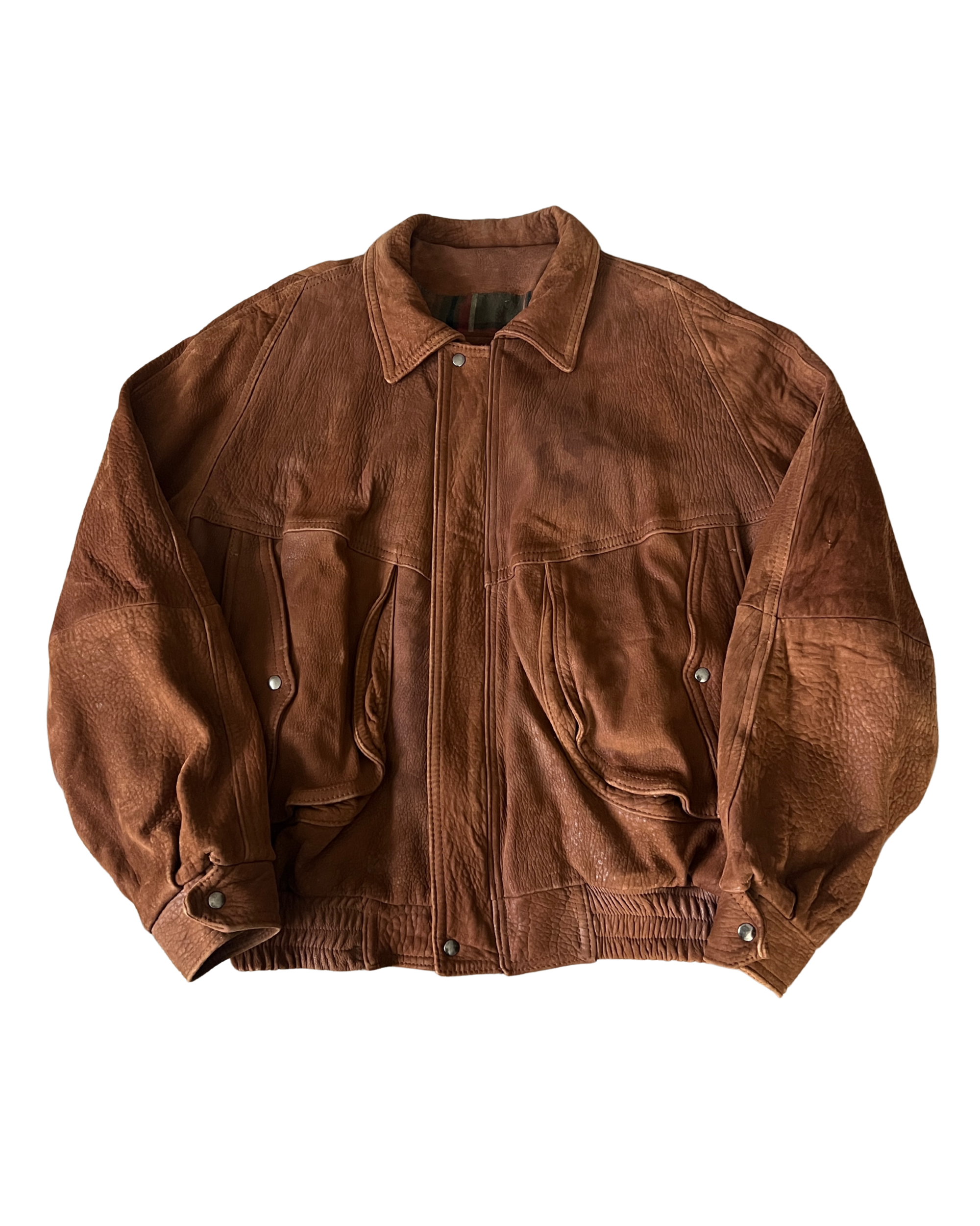 Cora Leather Bomber