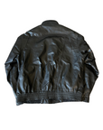 Funnel Leather Bomber