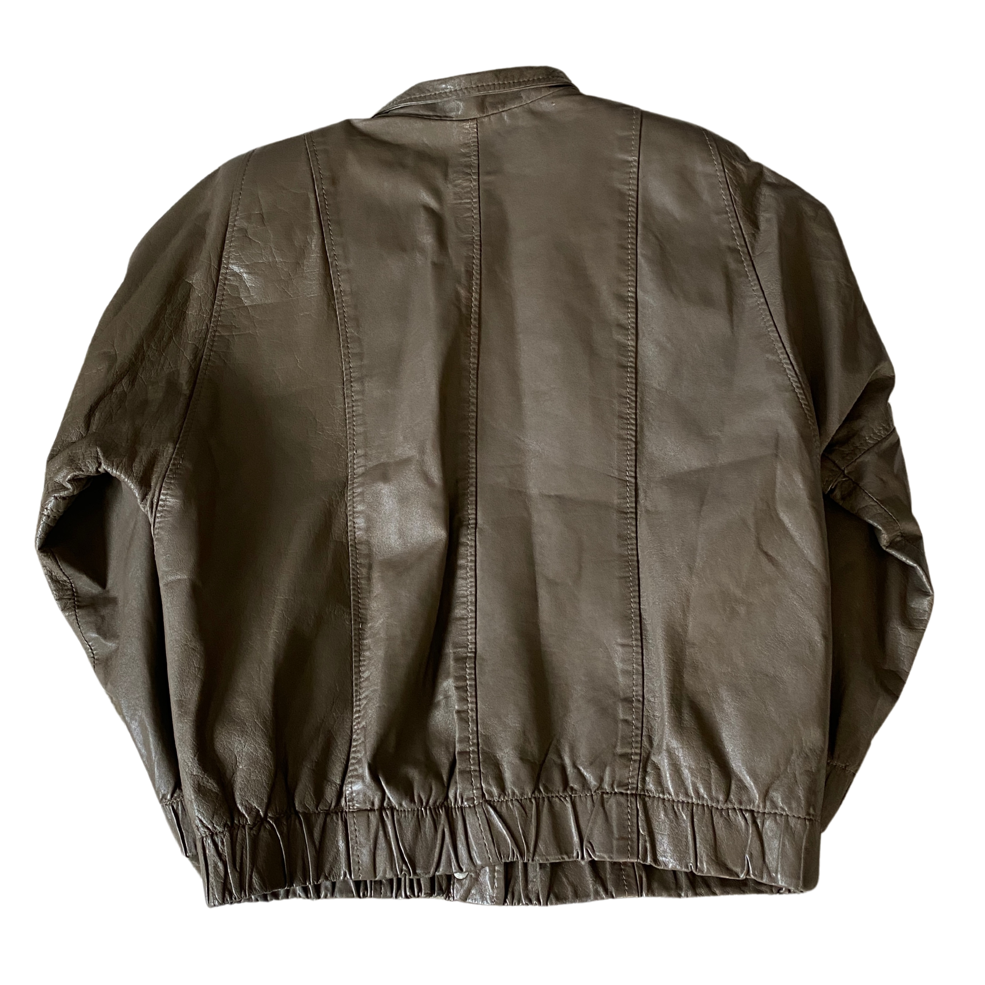 Attic Leather Bomber