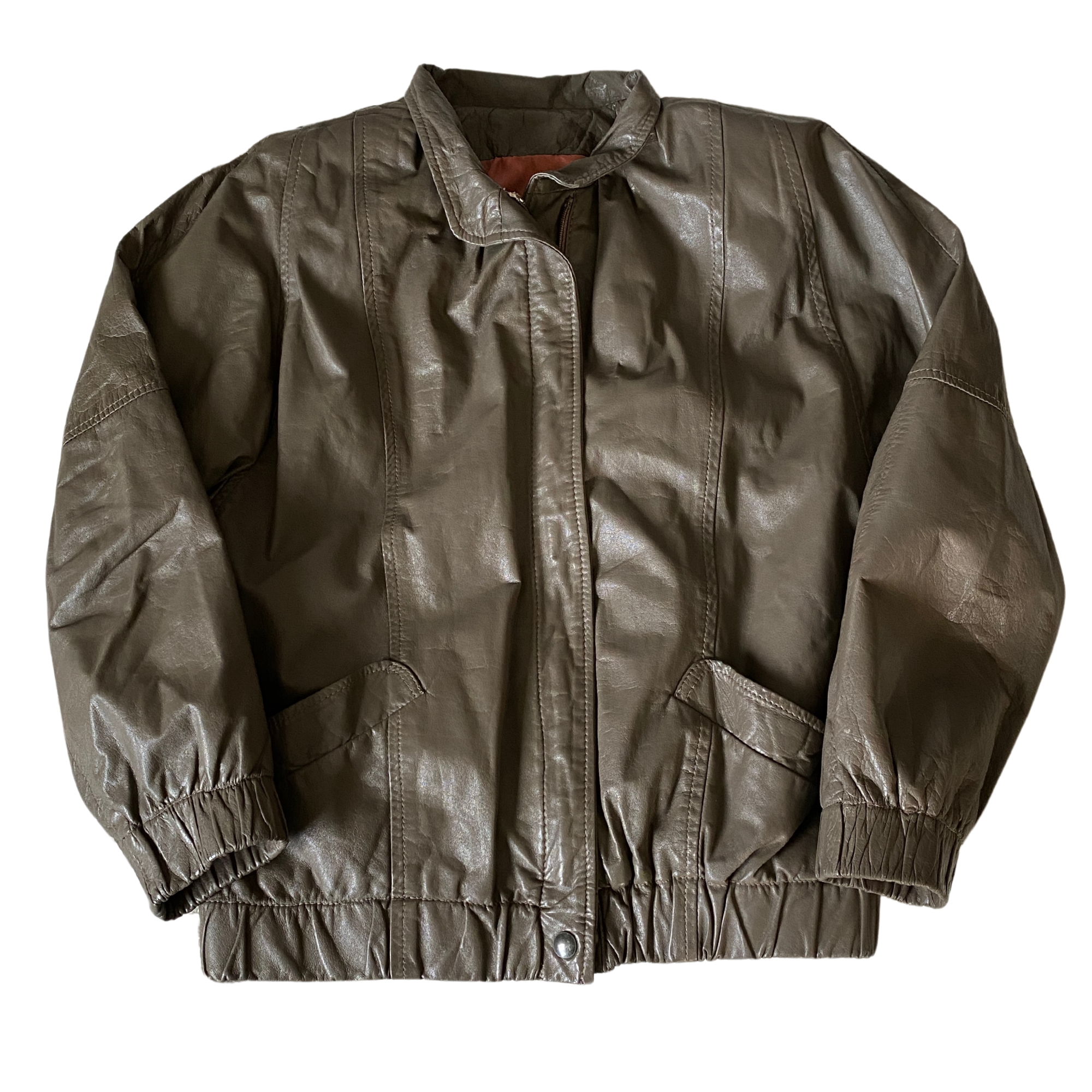Attic Leather Bomber