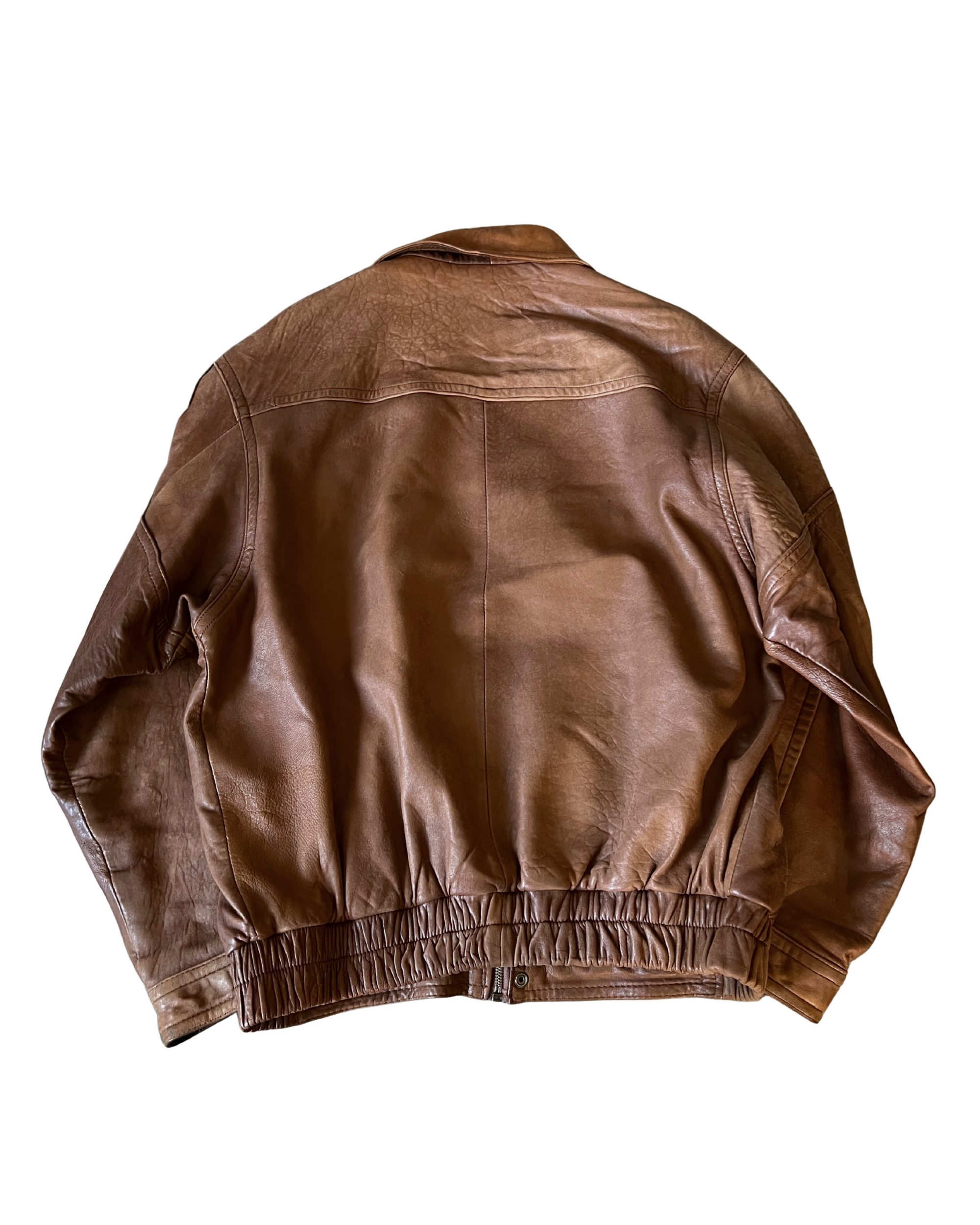 North Leather Bomber