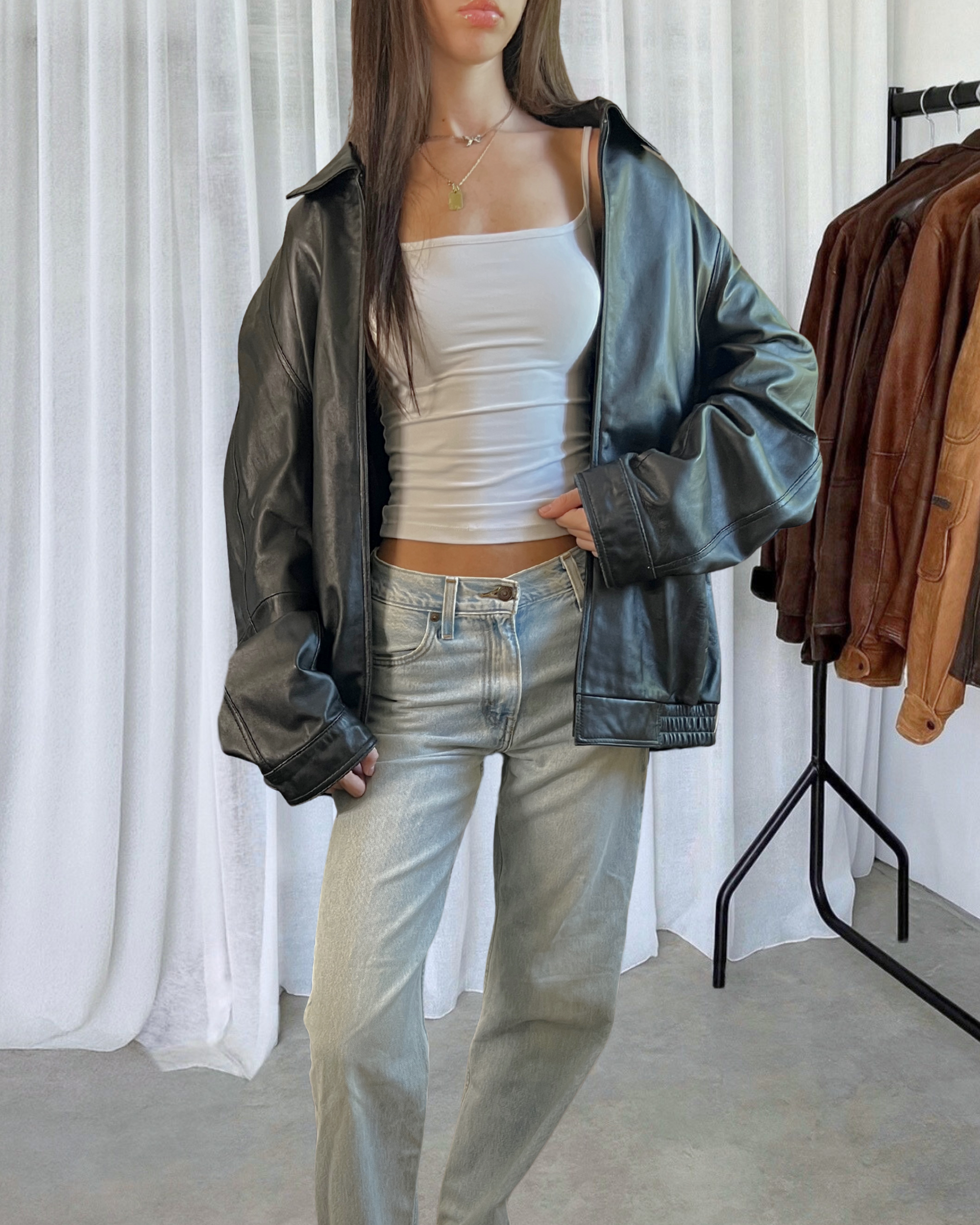 Danier Leather Bomber