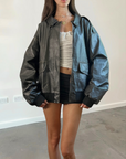 Argus Leather Bomber