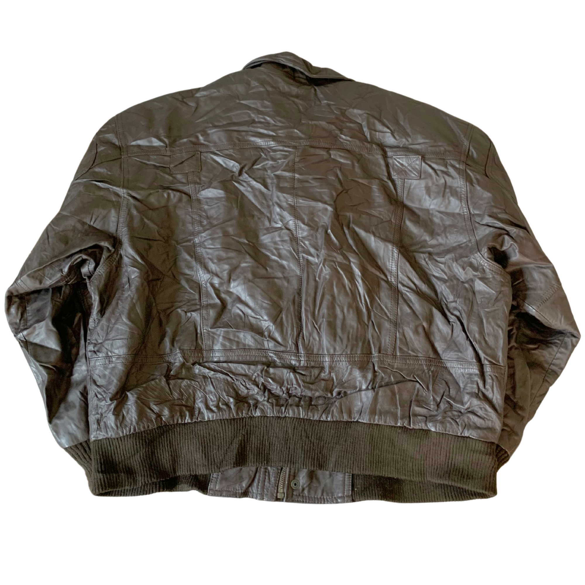 Archer Leather Bomber