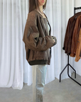 Lini Leather Bomber