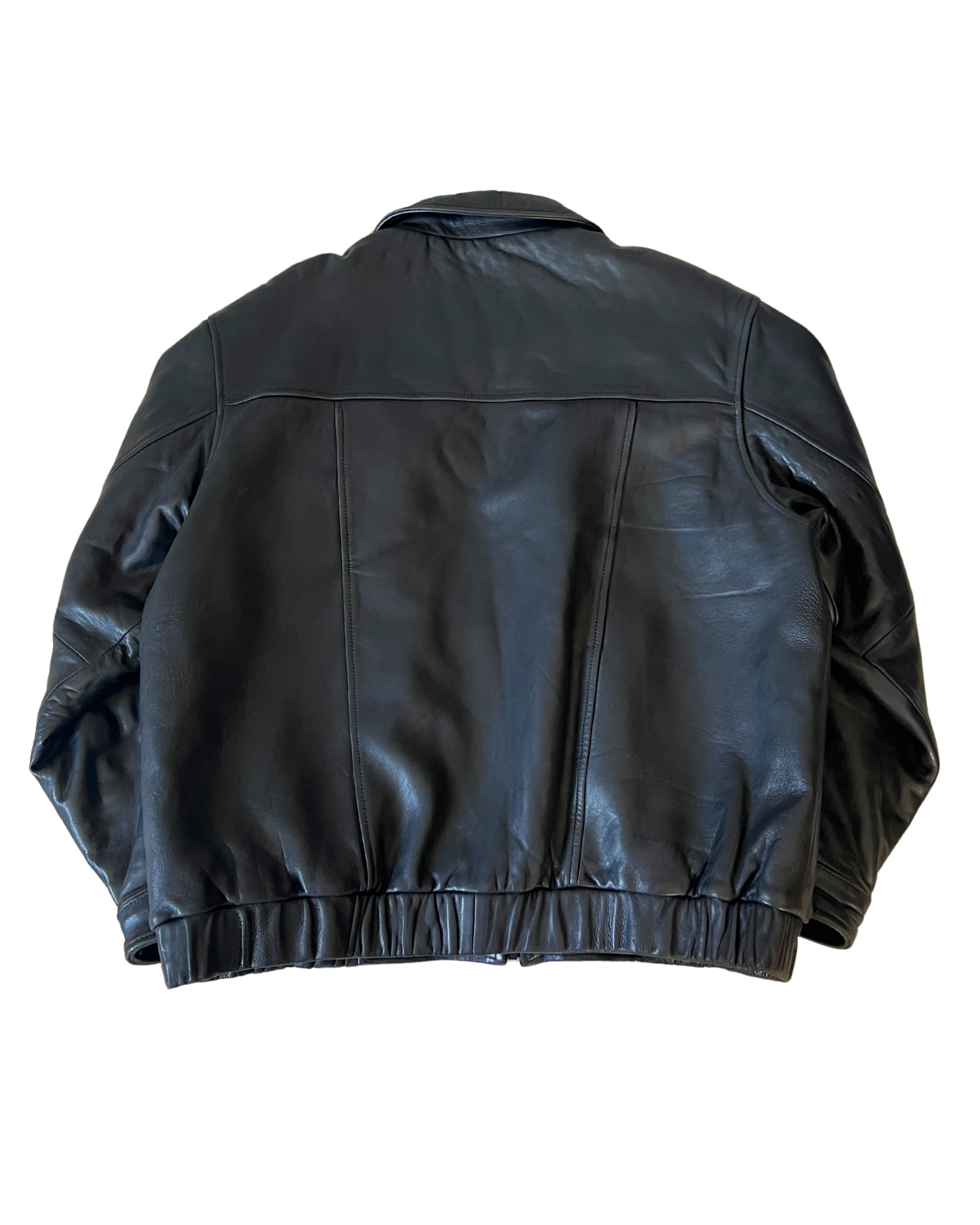 Cordovan Leather Bomber