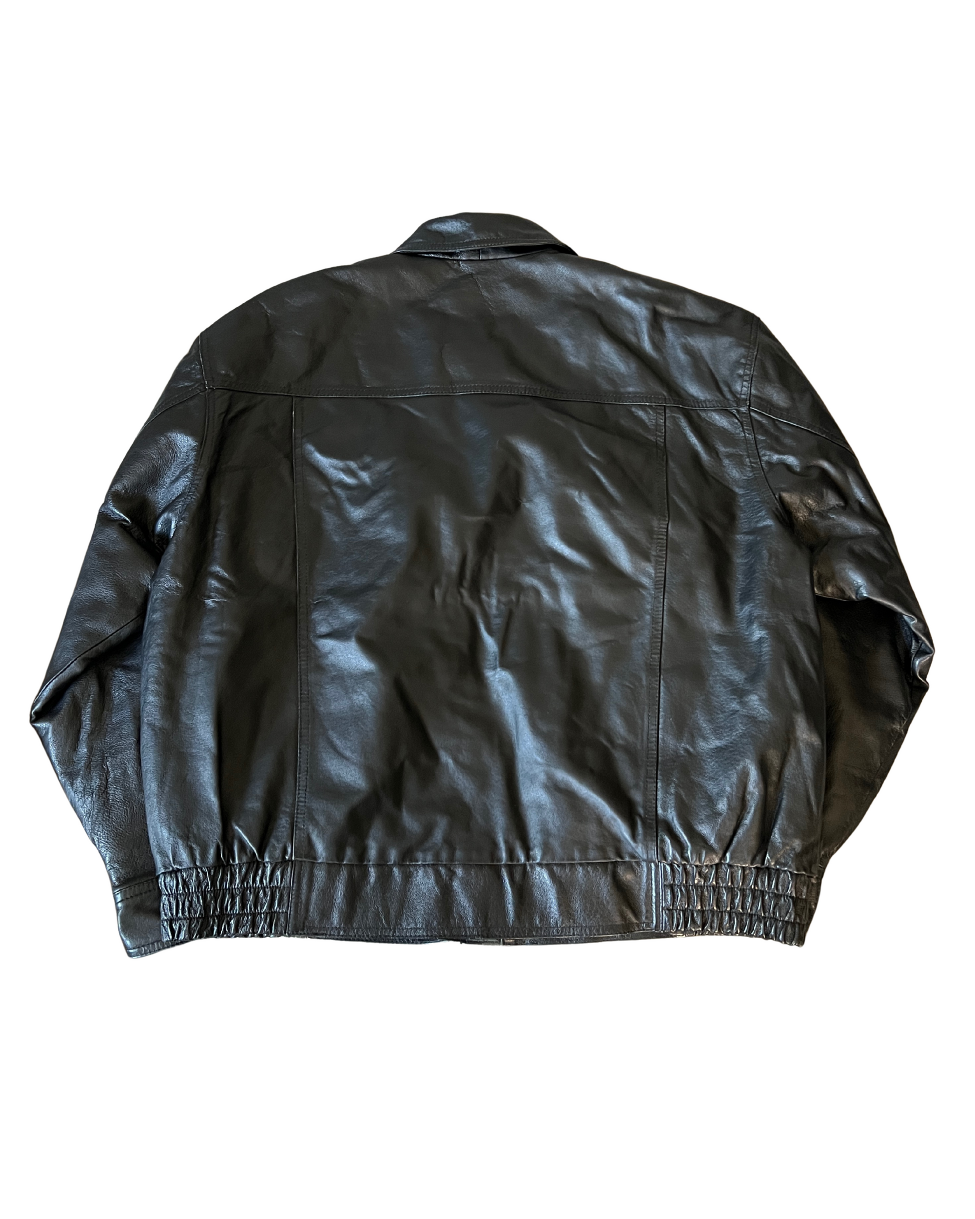 Sports Leather Bomber