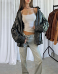 Sports Leather Bomber