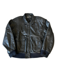 Sashy Leather Bomber