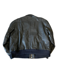 Sashy Leather Bomber