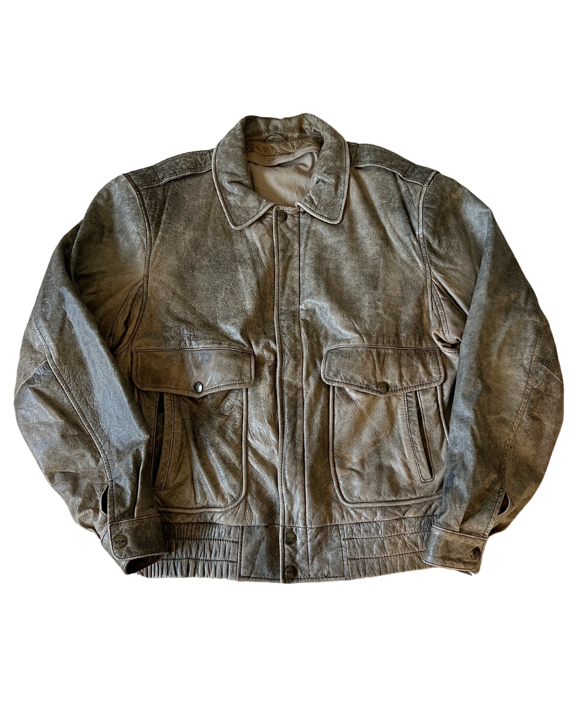 Reed Leather Bomber