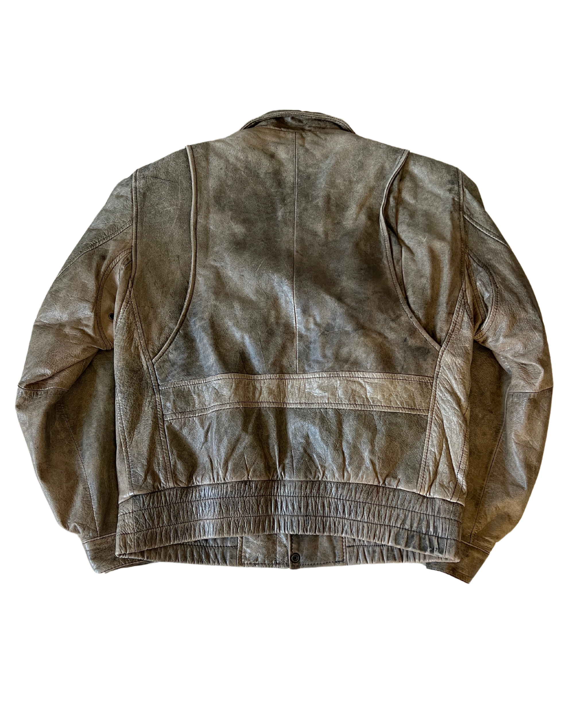 Reed Leather Bomber