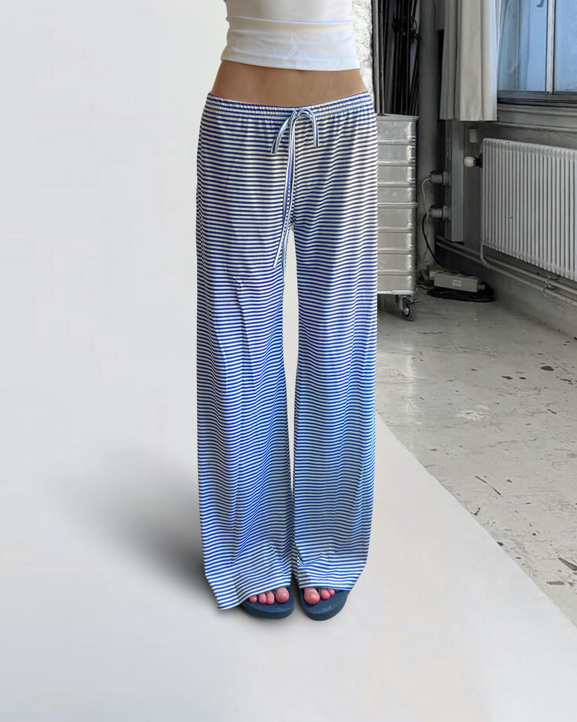 Coastal Wide Leg Pant - Navy