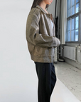 Reed Leather Bomber