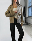 Reed Leather Bomber