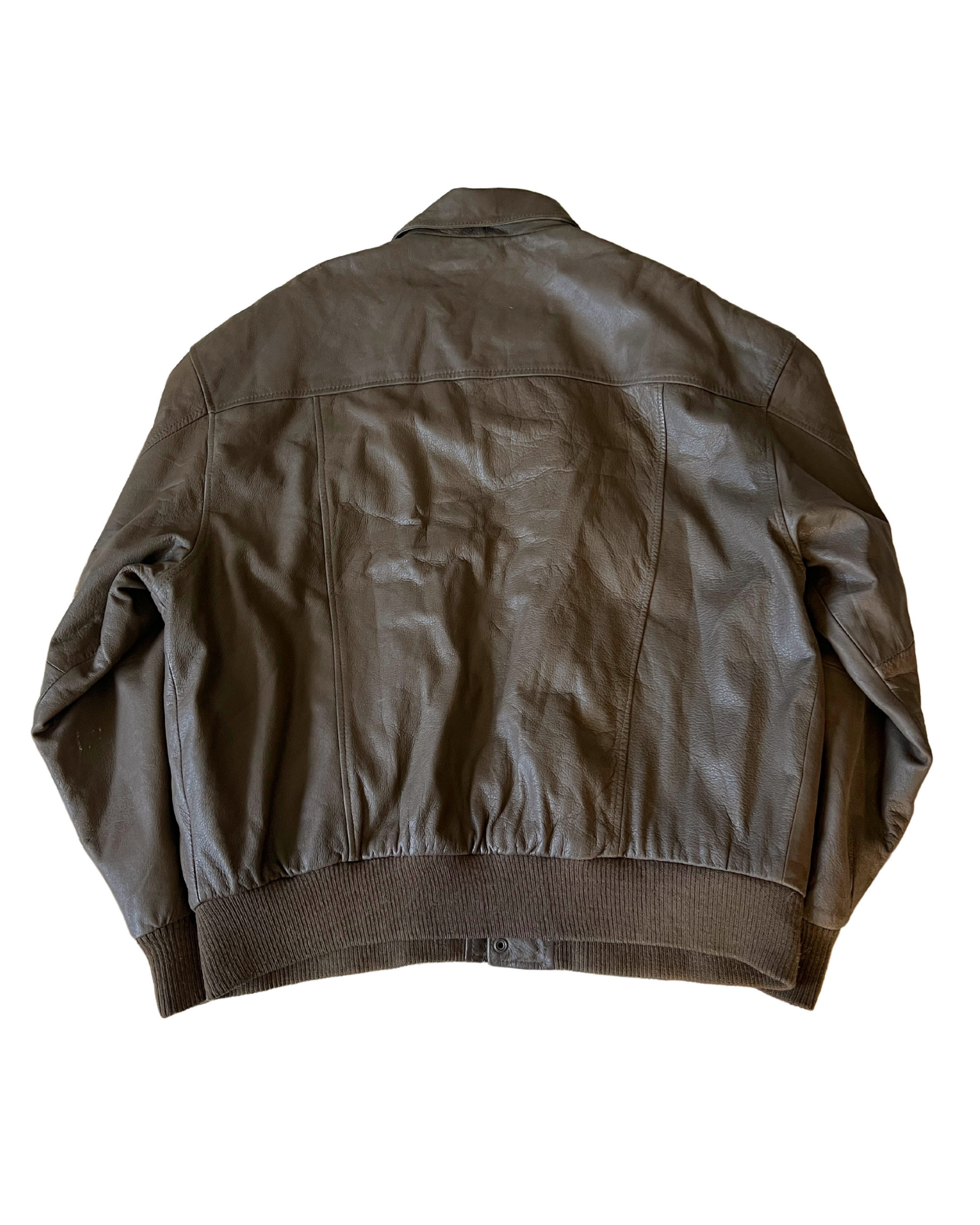 Cougar Leather Bomber