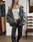 Bonny Leather Bomber