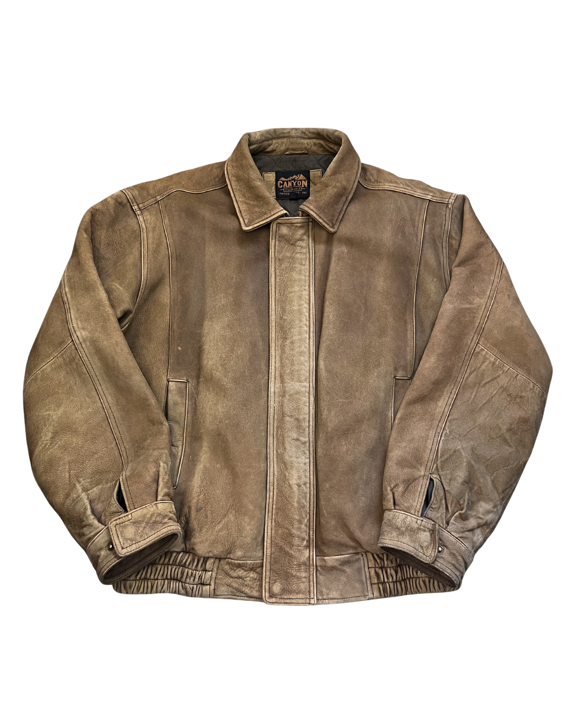 Sand Leather Bomber