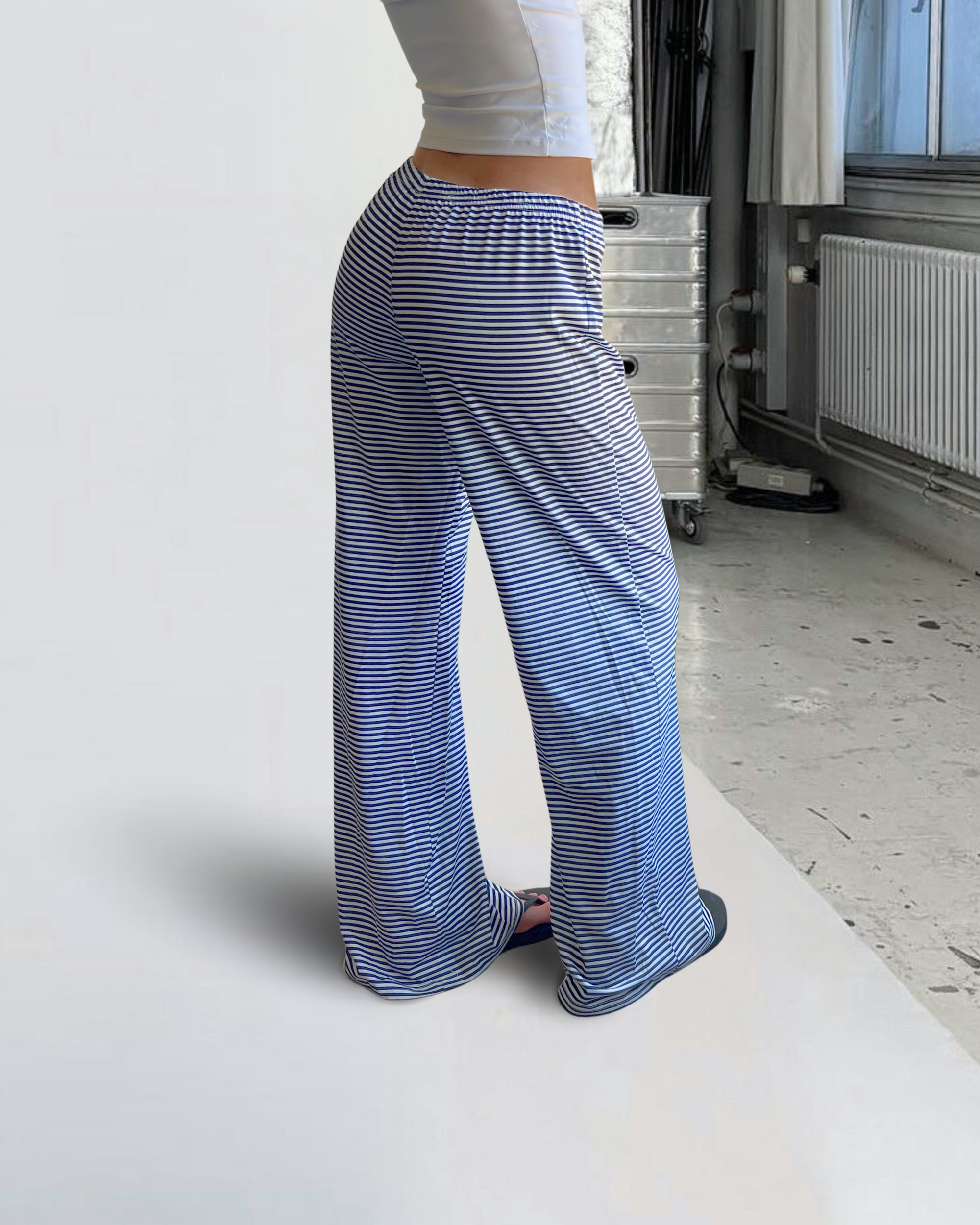 Coastal Wide Leg Pant - Navy