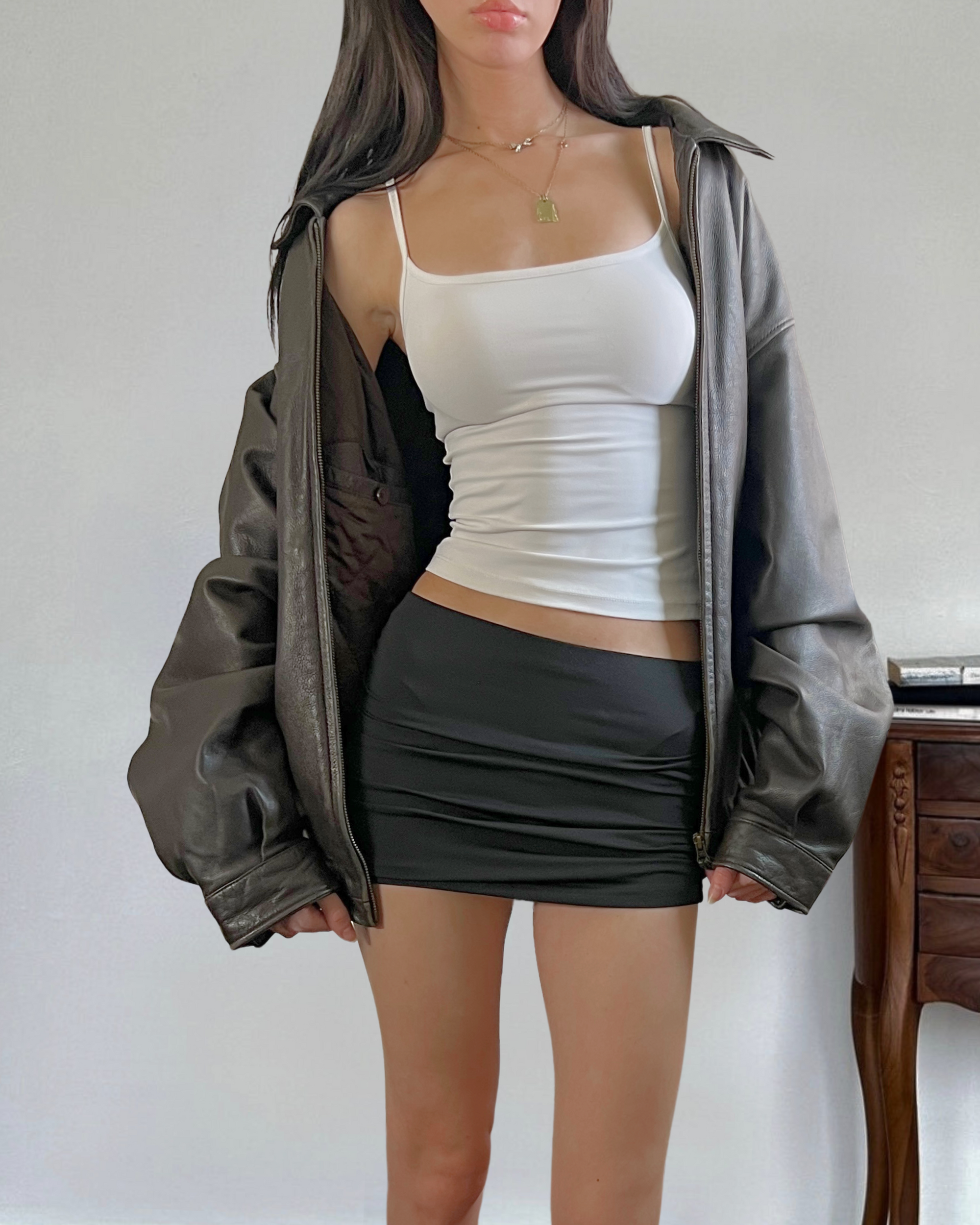 Club Leather Bomber