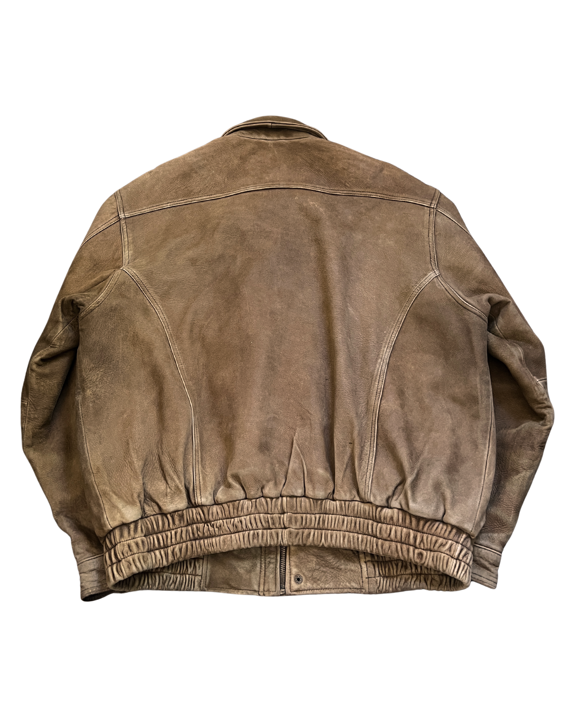 Sand Leather Bomber