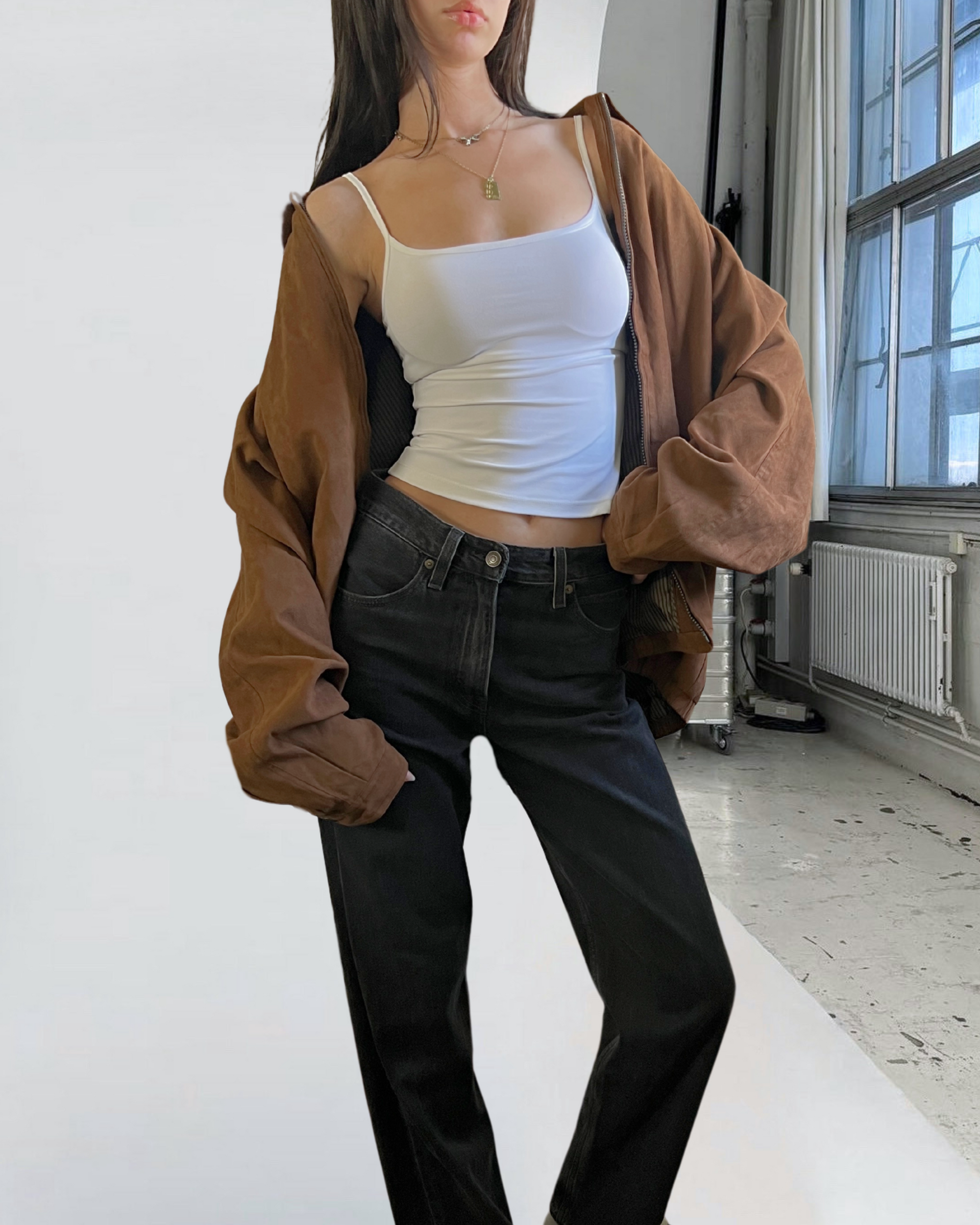 Britches Suede Bomber