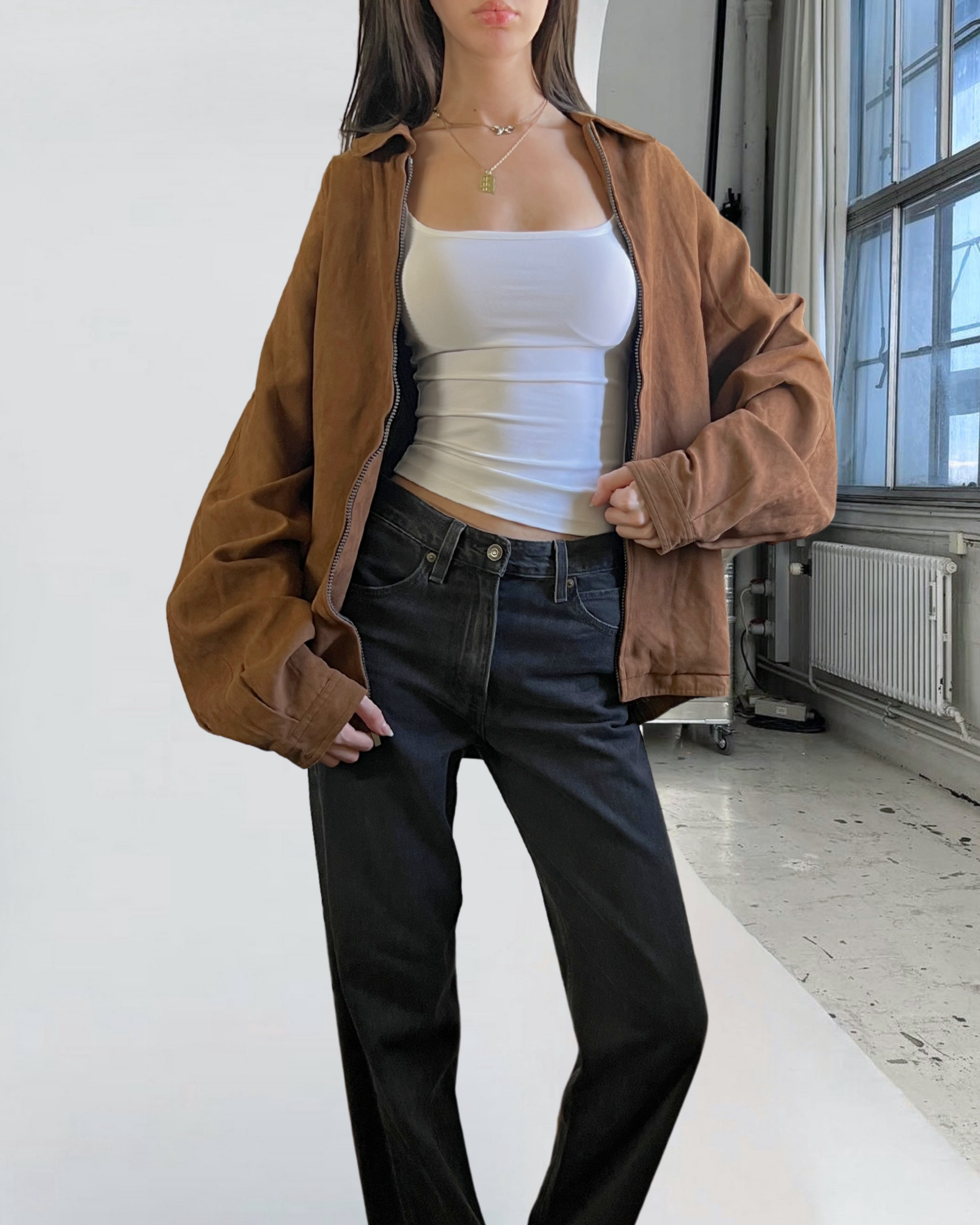 Britches Suede Bomber