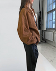 Britches Suede Bomber