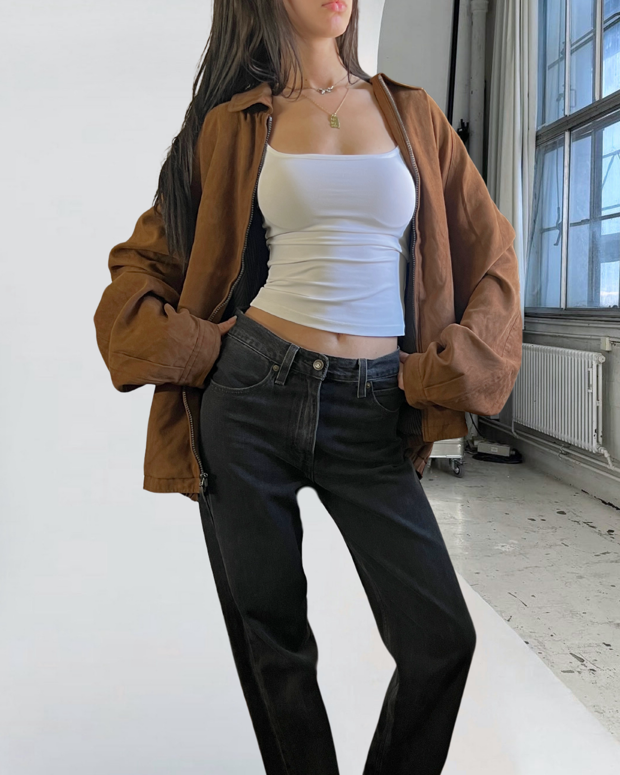 Britches Suede Bomber