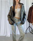 Alfred Leather Bomber