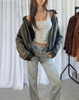 Alfred Leather Bomber
