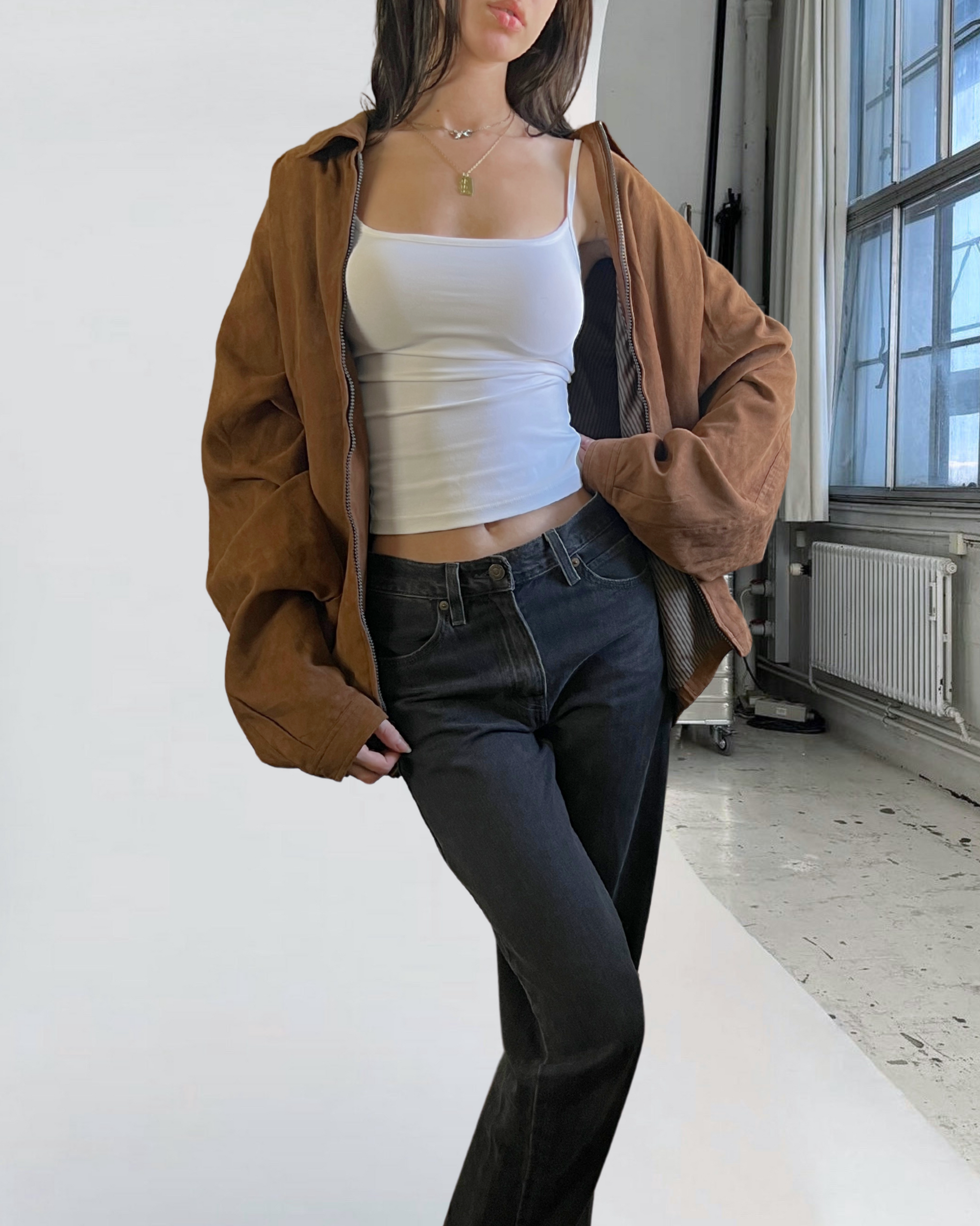 Britches Suede Bomber