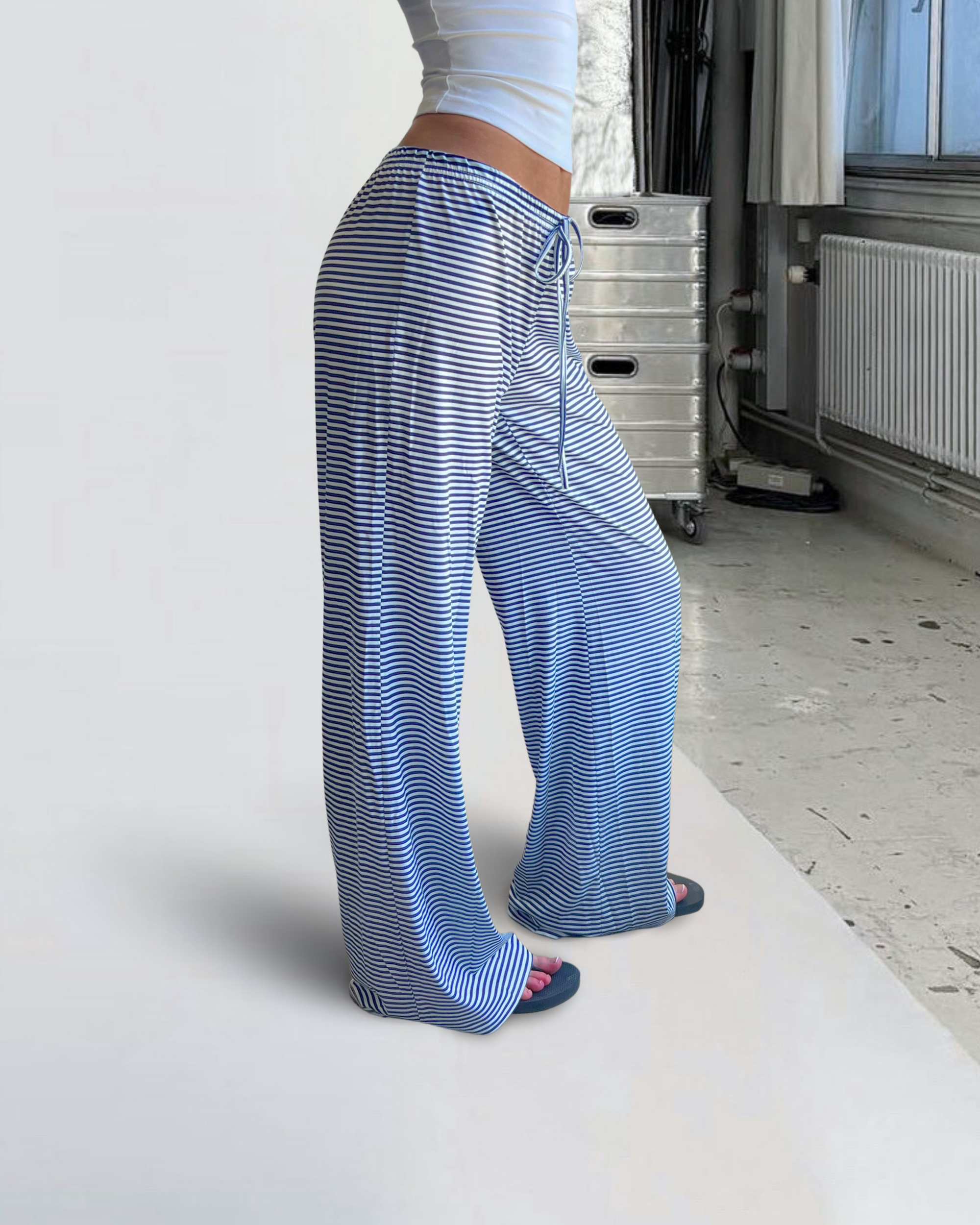 Coastal Wide Leg Pant - Navy