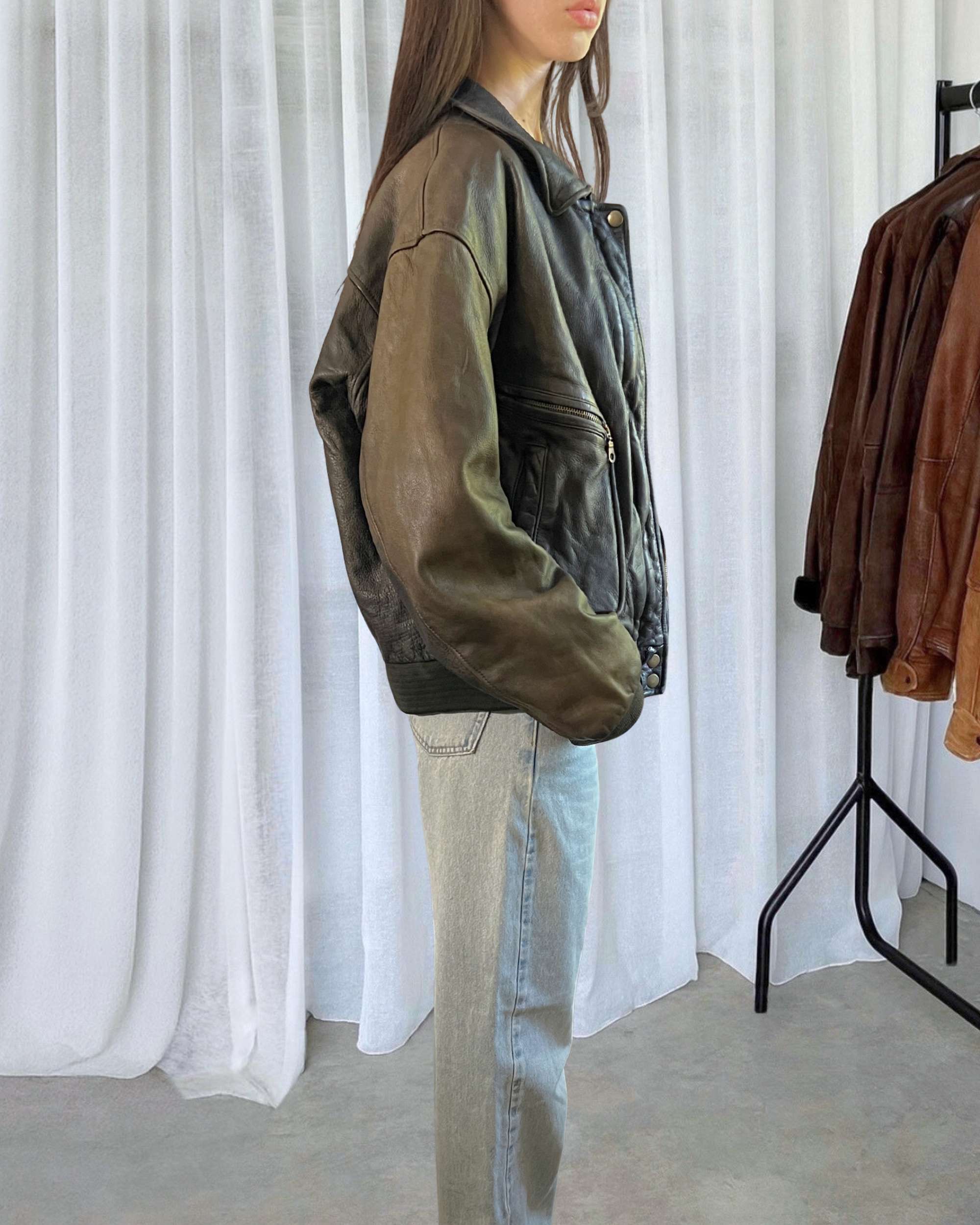 Alfred Leather Bomber